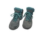 Columbia Newton Ridge Waterproof Amped Hiking Boots Shark River Blue Size 9W EUC Photo 4