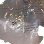 NWOT Women’s Varsity Jacket Pink Tan Decal On Sleeve Size 2XL Satin Sleeves Photo 4