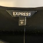 EXPRESS High Low Side Knot Midi Dress, Black, Size XS, NWT Photo 3