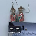 NEW Watermelon slices in mason jar fashion earring Photo 4