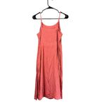 Thread and Supply Women Pink & Polk-a-Dot Sleeveless Dress Photo 2