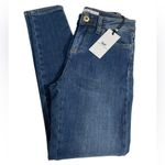 NWT SHAFT Jeans Dolly‎ Giza Denim Stretch Women's Italian 40 US 26 Blue Photo 5