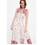 ZARA NWT  Printed Embroidered Tunic Dress Bloggers Fav Photo 1