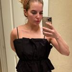 H&M Black Trendy Strapless Top Photo 1