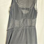 Urban Outfitters Black Sheer Mesh Mini Dress Size Large Photo 3
