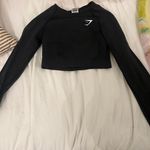 Gymshark Cross Black Long Sleeve Crop Top Photo 1