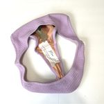 J.Crew Textured Curved Waist Cheeky Bikini Bottom in Pastel Purple Size M New Photo 7