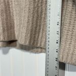 The Kooples  Sport Lace Up Sweater Beige Merino Wool Blend Long‎ Sleeve Size M Photo 4