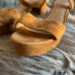 M. Gemi camel brown suede platforms Tan Size 7.5 Photo 10