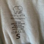 Ivory Ella  Blue Short Sleeve Tee Fine Line Elephant Design Photo 2