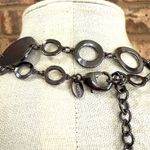 Chico's Chico’s gunmetal chain and open link 42” necklace belt Photo 2