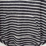 Market & Spruce  Striped Hoodie NWT Size XS Petite Black and White Hoodie Photo 2