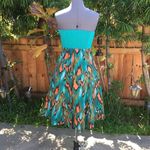 Anthropologie Anthro Girls From Savoy Ikat strapless dress (8) Photo 3