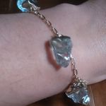 Green Quartz Goldtone Bracelet (7 to 8 Inch) Photo 9