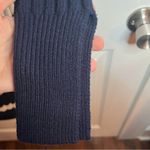 Vineyard Vines  Nautxal Navy White Roll Neck Stripe Sweater Dress Mini XXS NWT Photo 4