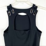 Free People  Classic Black Baby Love Trapeze Lace Straps Swing Dress, Size XS Photo 7