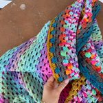 Anthropologie Beautiful handmade crochet colorful shawl  Photo 2