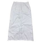 Madewell NWT Women's White Rilee Denim Midi Skirt Size 27 Raw Hem Casual Preppy Photo 7