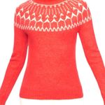 Talbots  pretty orange sweet with white design! Nice fall staple! Photo 1