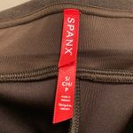 Spanx Faux Suede Chocolate Brown Faux Suede Leggings Size S Photo 4
