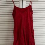 Victoria's Secret Elegant Red Spaghetti Strap Dress Photo 1