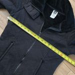 The North Face Long Sweater Jacket Quilted Small Black Photo 6