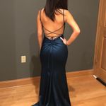 Sherri Hill Prom Long Scoop Neck Fitted Dress Photo 1