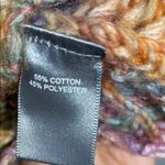 Marled Pastel Striped Turtleneck Sweater Orange Size XS Photo 2