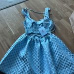 Hill House NWT The Cher Dress in Snowflake Brocade Photo 4