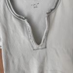 Urban Outfitters Out from under ribbed seamless cropped top go for gold baby tee greige Photo 4