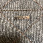 Vince Camuto Doty Quilted Leather Washed Denim Crossbody Photo 5