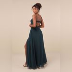 Lulus  Stunning Grace Emerald Green Cutout A-Line Maxi Dress NWOT Photo 2