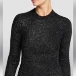 ALLSAINTS Black Sparkle Mini Dress Long Sleeve Size M Photo 3