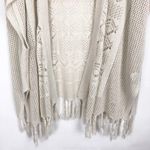 st. john's bay Kimono Womens 1X Open Knit Relaxed Western Boho Festival Hippie Photo 3