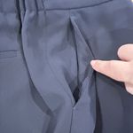 J Crew Full Length Pants Women's Size 8 Navy Blue Straight Leg High Rise Stretch Photo 5