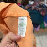 Aerie Women's Size XS Mini Denim Circle Skirt Light Orange Pull On Western Photo 5