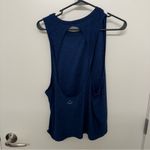 Beyond Yoga  Blue Open Back Tank Top Photo 2