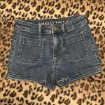 American Eagle GUC SHORTS Women’s Size 2 AEO HI-RISE SHORTIE Super Stretch Short Photo 0