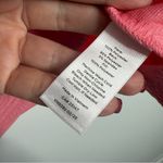 Talbots NWOT T By Pink Floral Jacquard Pattern Pullover Pink Long Sleeves Large Photo 3