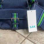 The Sak  Belinda Satchel Denim Blue Green Medium Handbag Pocketbook Bag NWT‎ Photo 10
