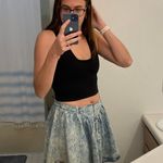 Vintage Short Jean Skirt Blue Size L Photo 0