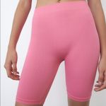 ZARA  SEAMLESS Knit BIKE SHORTS Pink Size M NEW Photo 8