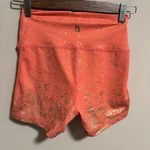 NWT Buffbunny Rosa Foil Shorts Orange Gold RARE Photo 5