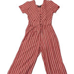 Angie  V-Neck Short-sleeve Wide Leg Jumpsuit Photo 0
