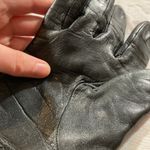 Fownes Womens L Black Leather Thinsulate Driving Gloves Minimalist Classic Gift Size L Photo 6