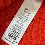 ASOS  Vibrant Orange Textured Halter Top Photo 5