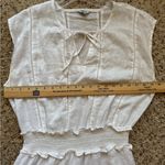 Rails  Ashlyn Stripe Linen Blend‎ Midi Dress, Medium, White Photo 10