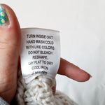 Like Love size small cream sweater knit ruffle casual cute Photo 6