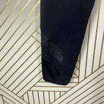 Alo Yoga Capri Leggings Cropped Faux Leather Side Mesh Illusion Black Size Small Photo 4