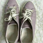 M. Gemi The Palestra Purple Leather Lace Up Sneakers Shoes Size 8.5 Photo 5